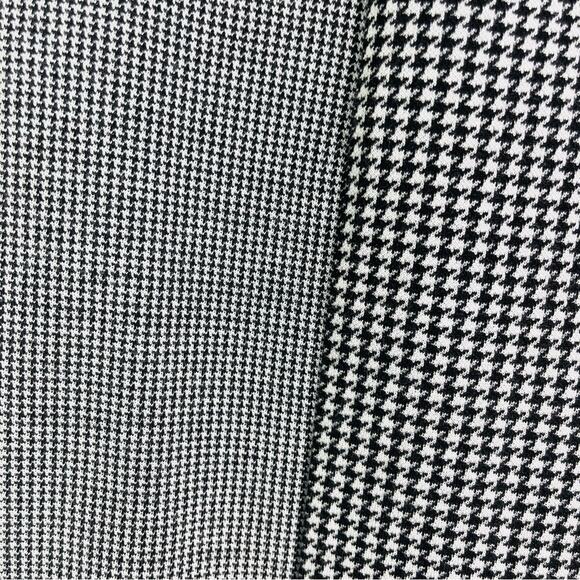 Alfani black white houndstooth knit stretch preppy academia office skirt 8 - Picture 4 of 6